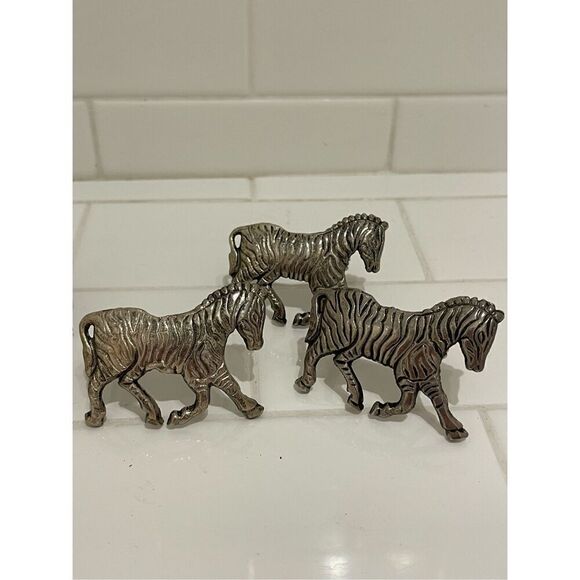 Silver Animal Napkin Rings (7) - Picture 3 of 4